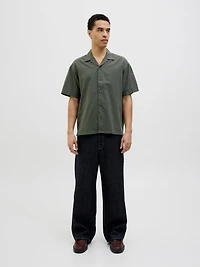 Relaxed Fit Linen-Blend Shirt | Jack & Jones