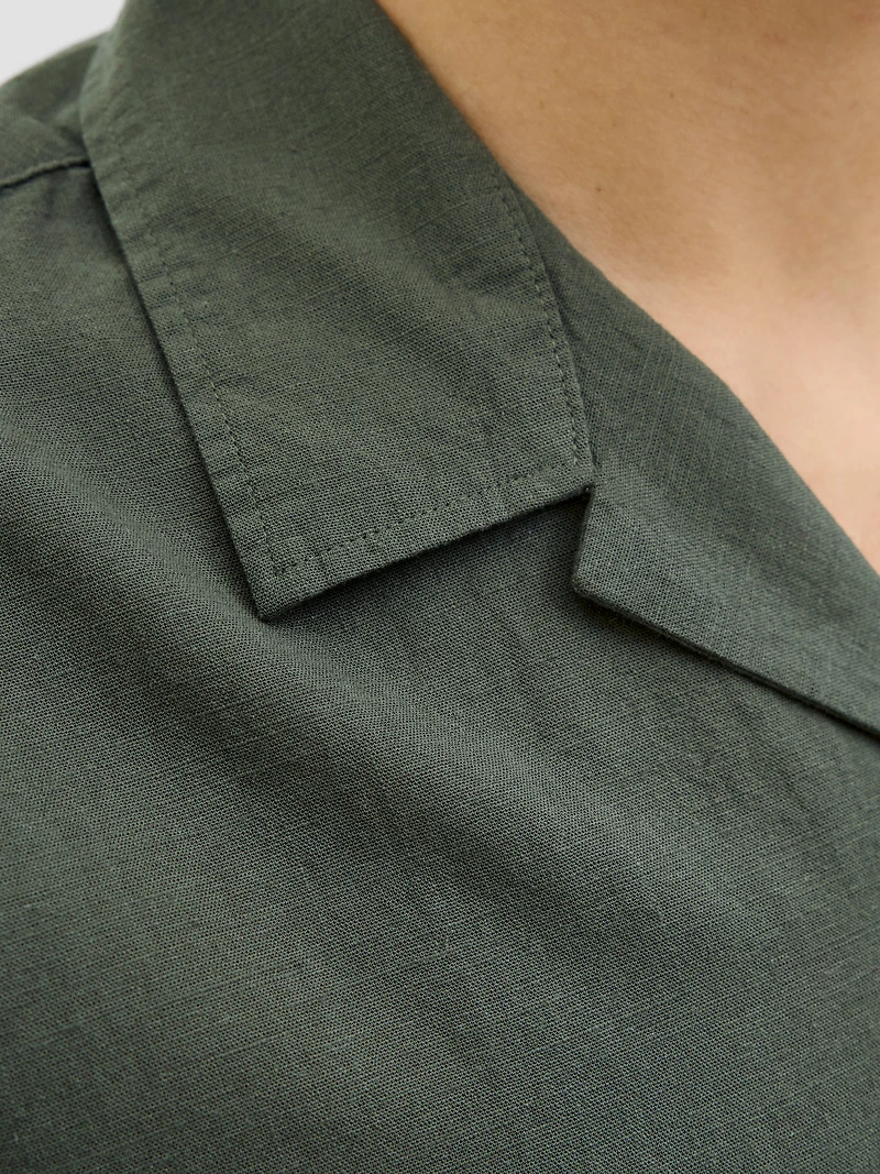 Relaxed Fit Linen-Blend Shirt | Jack & Jones