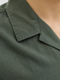 Relaxed Fit Linen-Blend Shirt | Jack & Jones