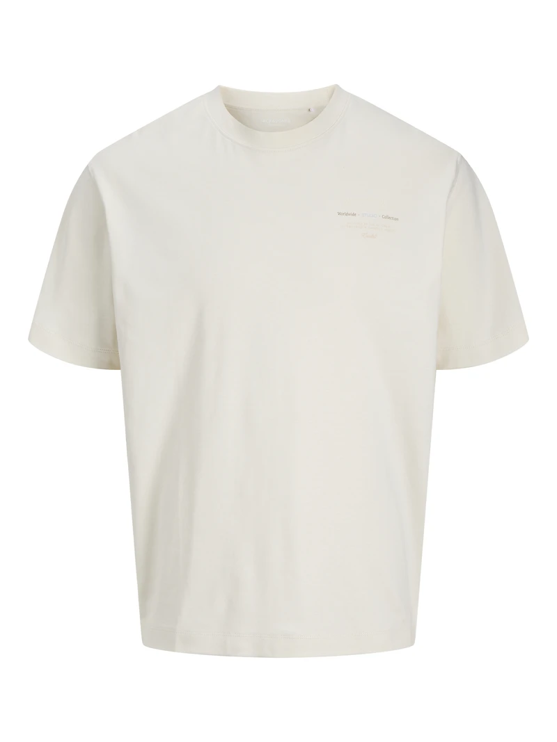 Wide Fit Round Neck T-Shirt | Jack & Jones