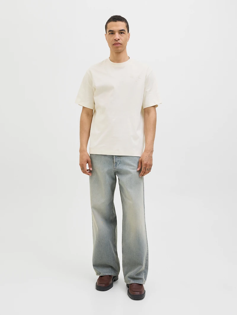 Wide Fit Round Neck T-Shirt | Jack & Jones