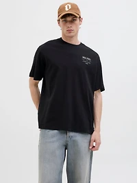 Wide Fit Round Neck T-Shirt | Jack & Jones