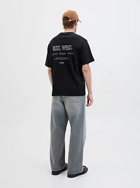 Wide Fit Round Neck T-Shirt | Jack & Jones