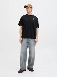 Wide Fit Round Neck T-Shirt | Jack & Jones
