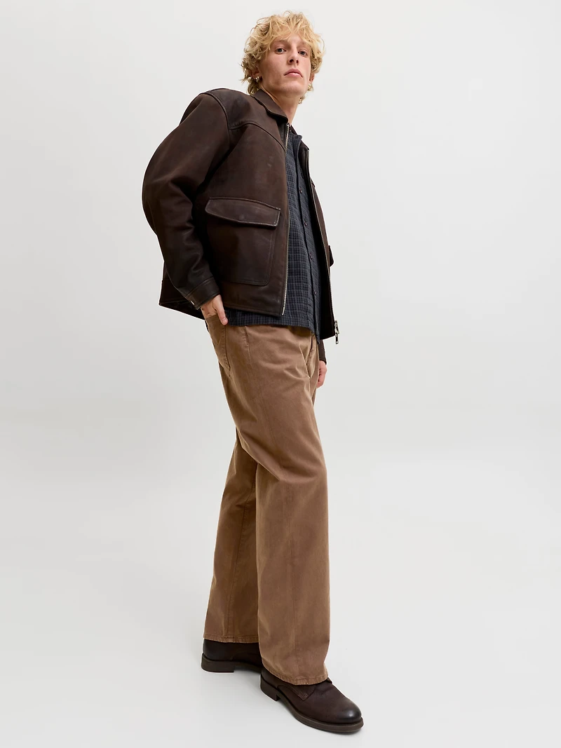 Wide Leg Fit 5 Pockets Pants | Jack & Jones