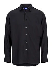 Wide Fit Linen-blend Shirt | Jack & Jones