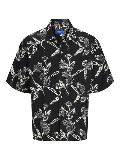 Linen-blend Wide Fit Shirt | Jack & Jones®