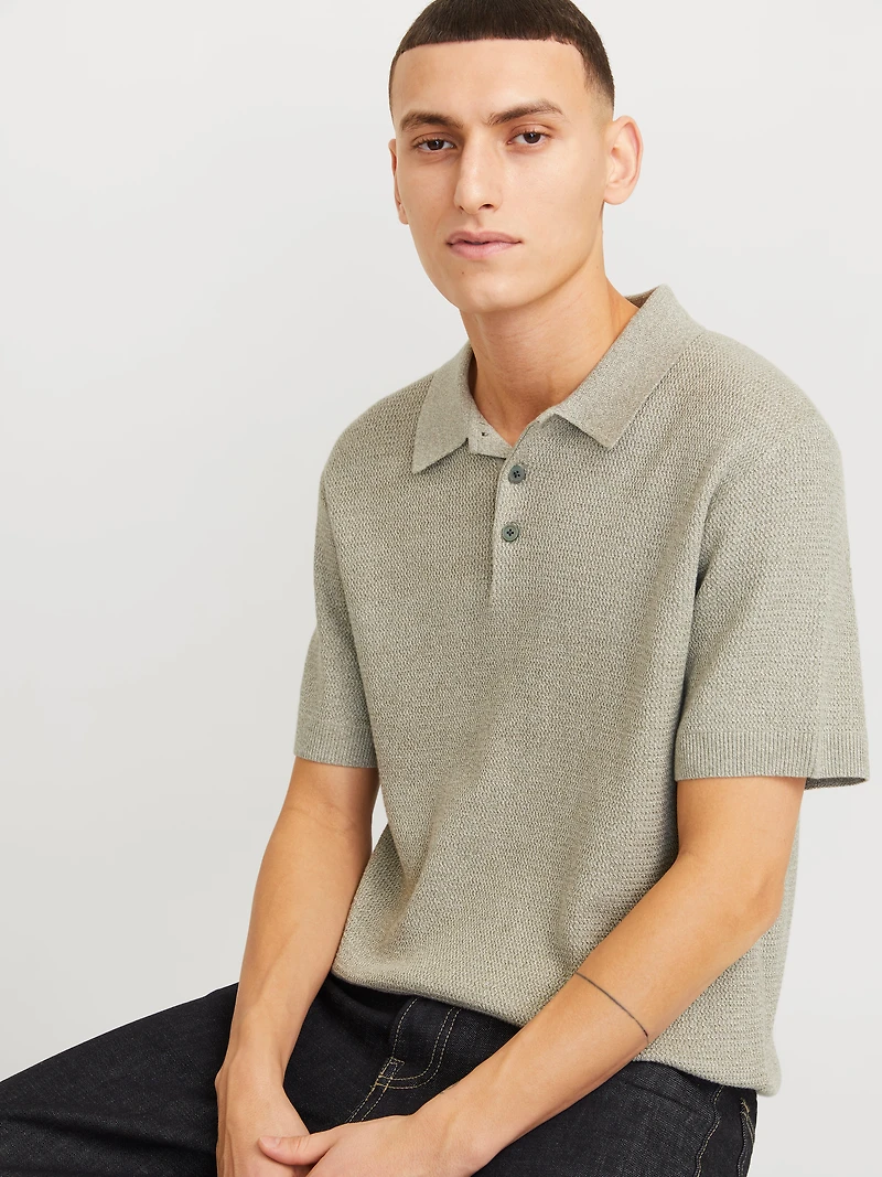 Polo en maille à coupe régulière | Jack & Jones®