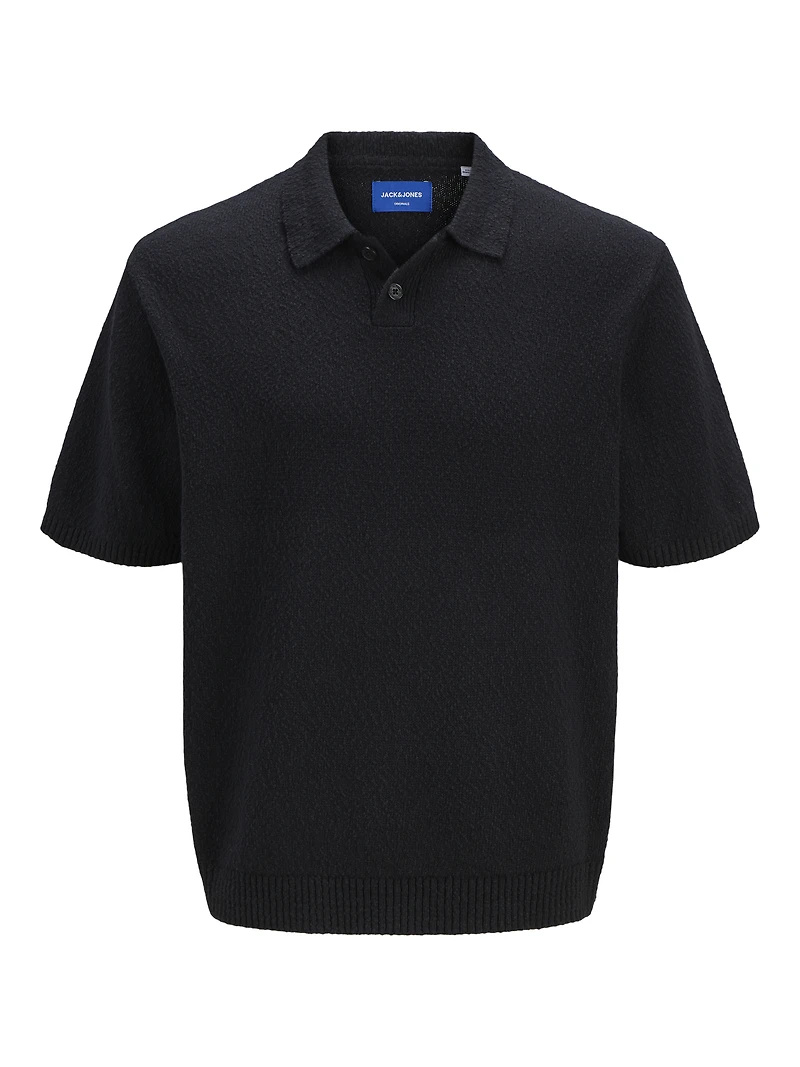 Loose Fit Knitted Polo-Shirt | Jack & Jones