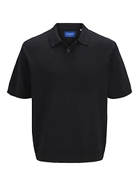 Loose Fit Knitted Polo-Shirt | Jack & Jones