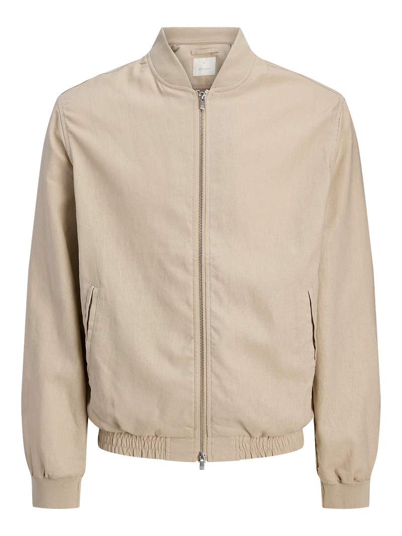 Linen-Blend Bomber Jacket | Jack & Jones®