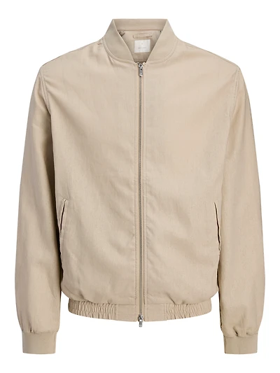 Linen-Blend Bomber Jacket | Jack & Jones®