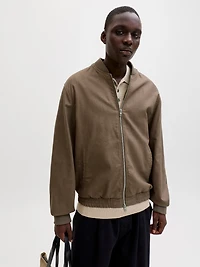 Linen-Blend Bomber Jacket | Jack & Jones®