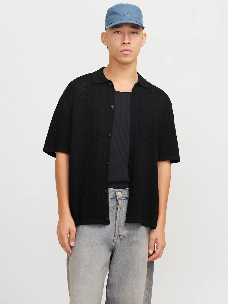 Loose Fit Knitted Shirt | Jack & Jones
