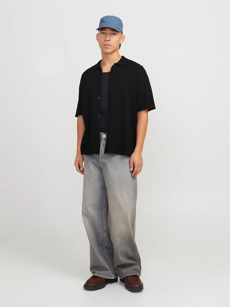 Loose Fit Knitted Shirt | Jack & Jones