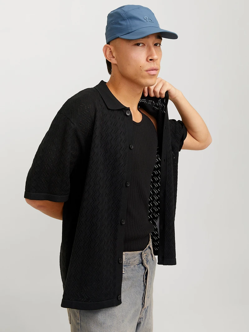 Loose Fit Knitted Shirt | Jack & Jones