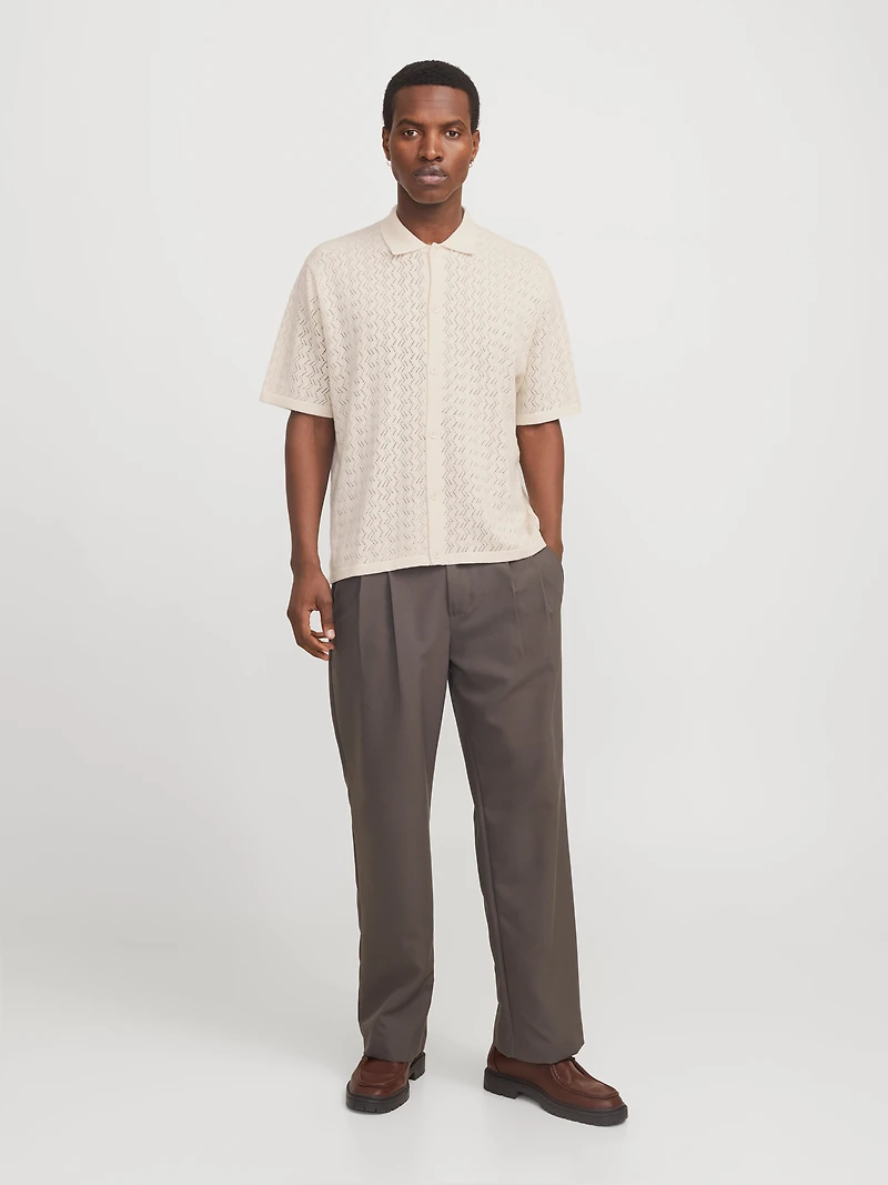 Loose Fit Knitted Shirt | Jack & Jones