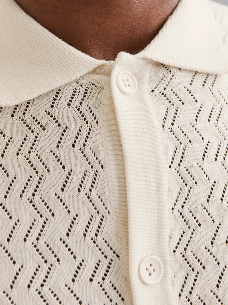 Loose Fit Knitted Shirt | Jack & Jones