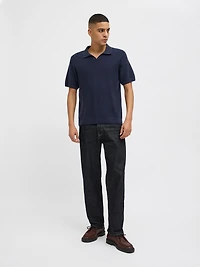 Polo en maille Col fendu Coupe régulière | Jack & Jones