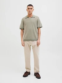 Polo en maille Col fendu Coupe régulière | Jack & Jones
