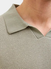 Polo en maille Col fendu Coupe régulière | Jack & Jones