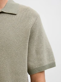 Polo en maille Col fendu Coupe régulière | Jack & Jones