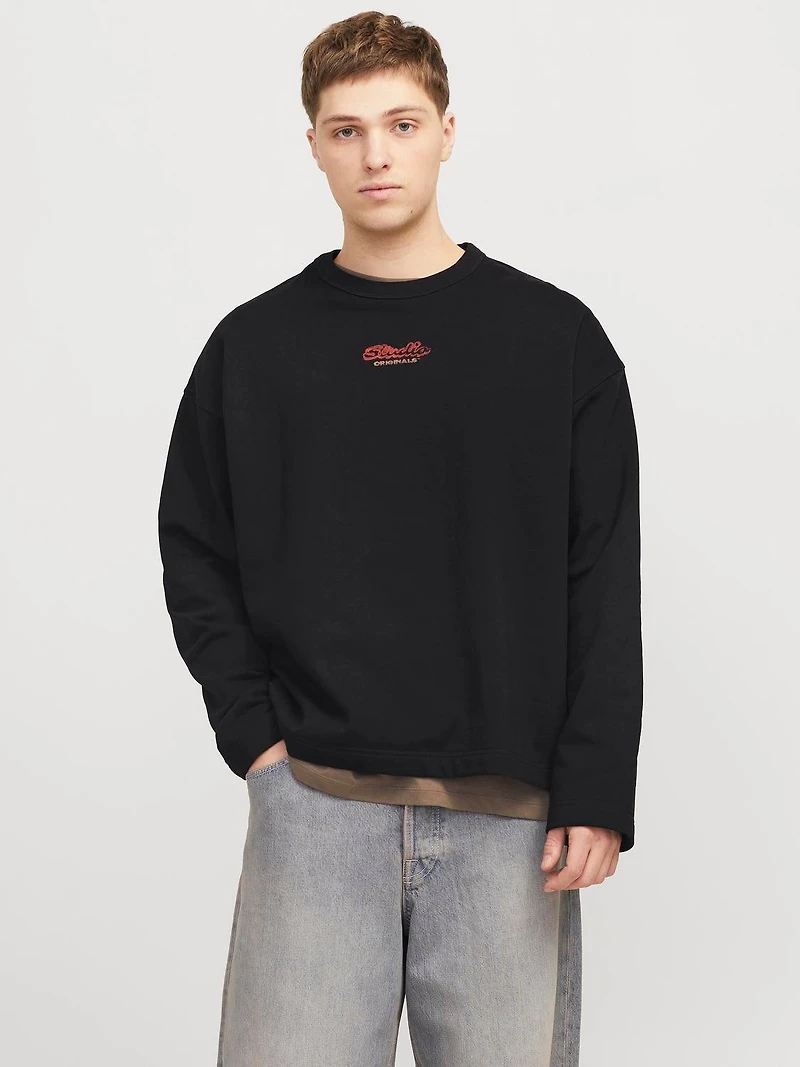 Oversize Cropped Fit Sweatshirt | Jack & Jones