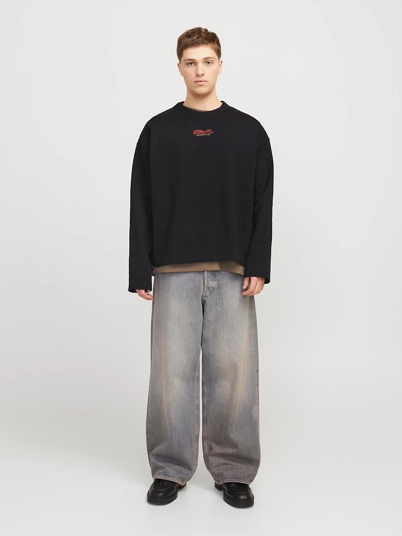 Oversize Cropped Fit Sweatshirt | Jack & Jones