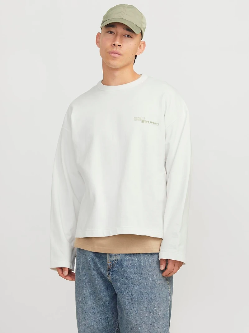 Oversize Cropped Fit Sweatshirt | Jack & Jones