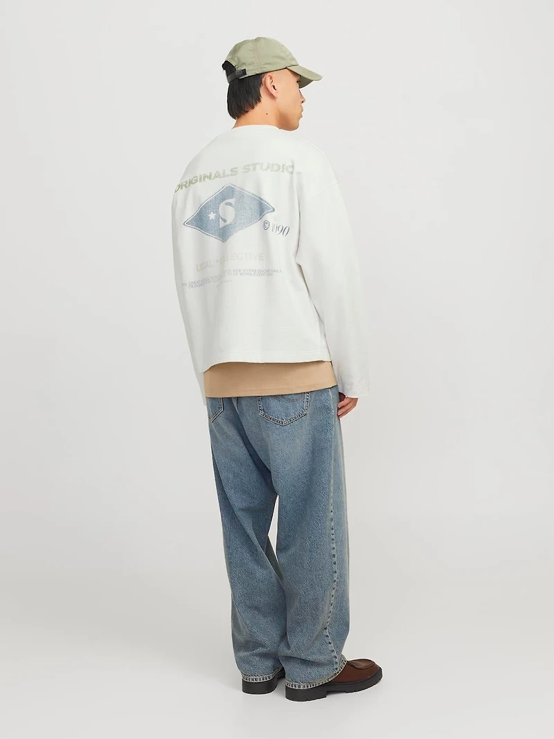 Oversize Cropped Fit Sweatshirt | Jack & Jones