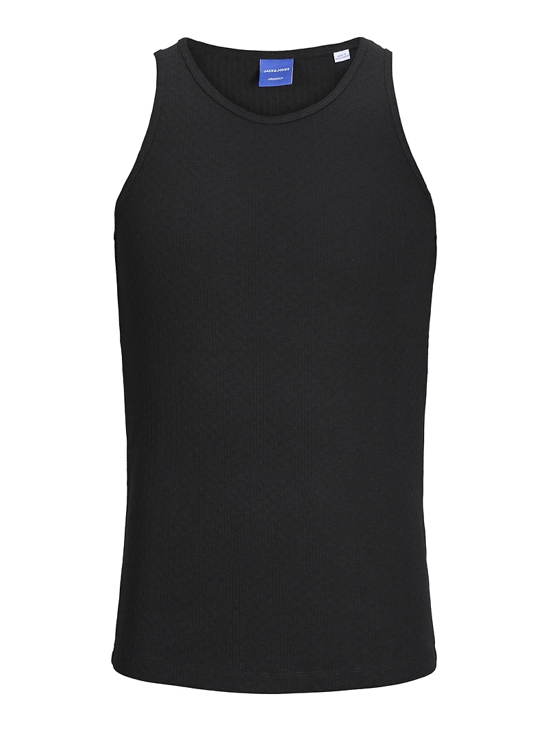 Rib Fit Crew neck Tank Top | Jack & Jones