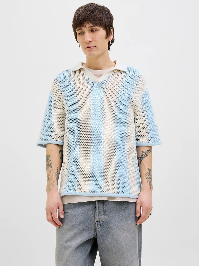 Polo en maille à coupe ample | Jack & Jones®