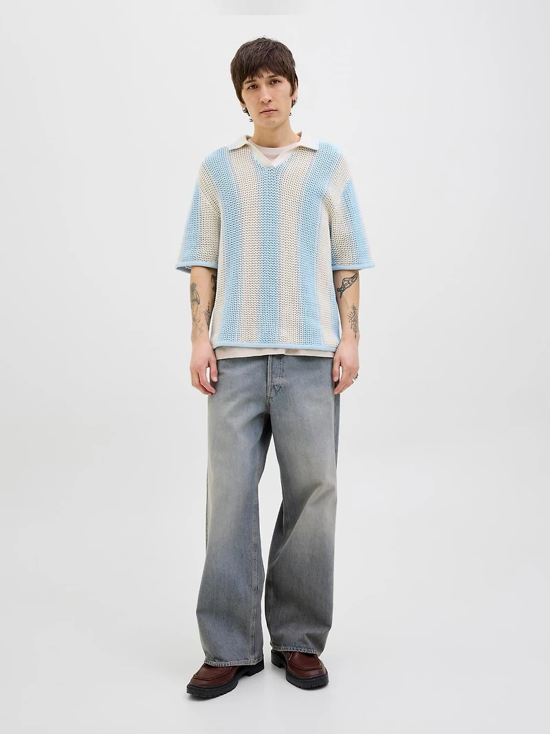 Polo en maille à coupe ample | Jack & Jones®