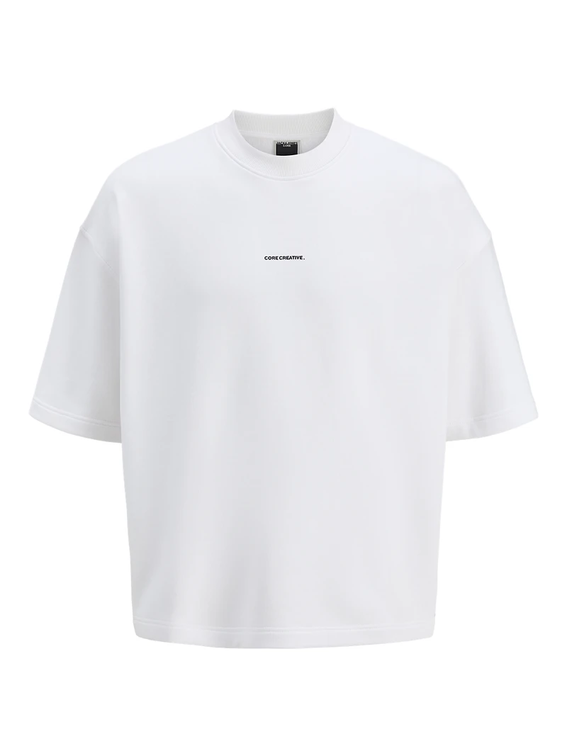 T-shirt en coton ouaté coupe ample | Jack & Jones