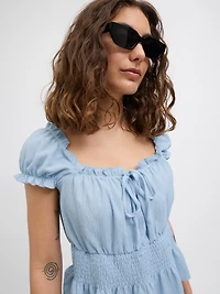 Smocked Peplum Blouse | Jack & Jones®