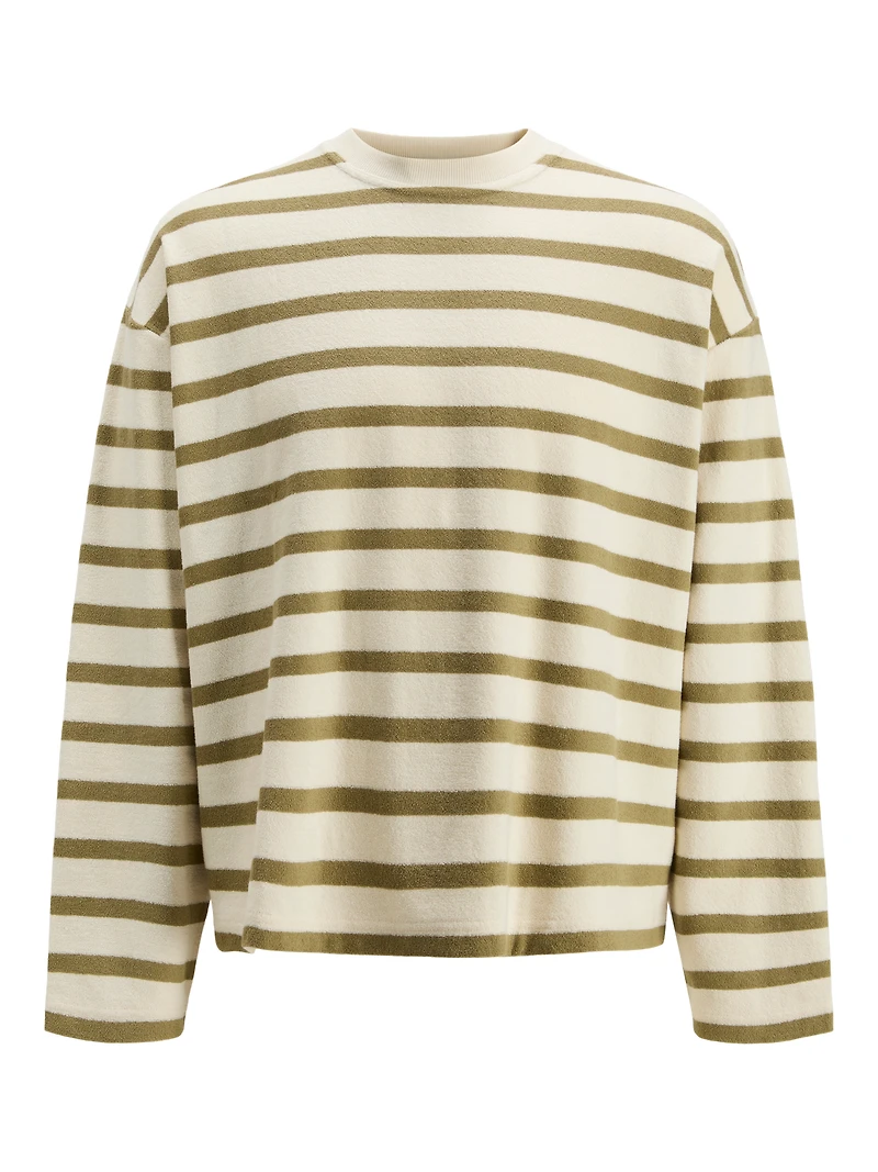 Oversized Cropped Fit Crew neck Set sleeves Sweatshirt | Jack & Jones