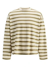 Oversized Cropped Fit Crew neck Set sleeves Sweatshirt | Jack & Jones