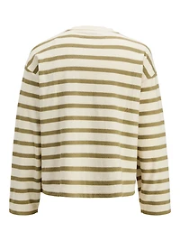 Oversized Cropped Fit Crew neck Set sleeves Sweatshirt | Jack & Jones