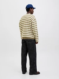 Oversized Cropped Fit Crew neck Set sleeves Sweatshirt | Jack & Jones