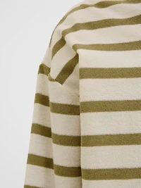 Oversized Cropped Fit Crew neck Set sleeves Sweatshirt | Jack & Jones