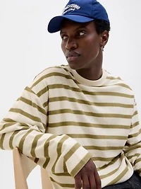 Oversized Cropped Fit Crew neck Set sleeves Sweatshirt | Jack & Jones