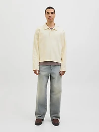 Loose Fit Polo Set sleeves Sweatshirt | Jack & Jones