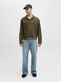 Loose Fit Polo Sweatshirt | Jack & Jones®