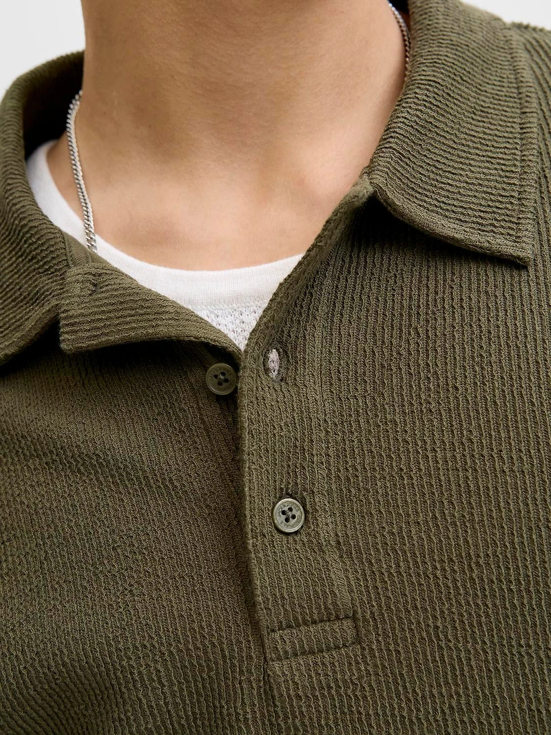 Loose Fit Polo Sweatshirt | Jack & Jones®