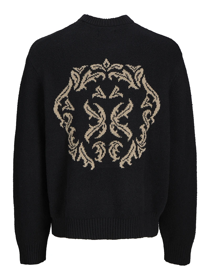 Loose Fit Crew neck Dropped shoulders Sweater | Jack & Jones
