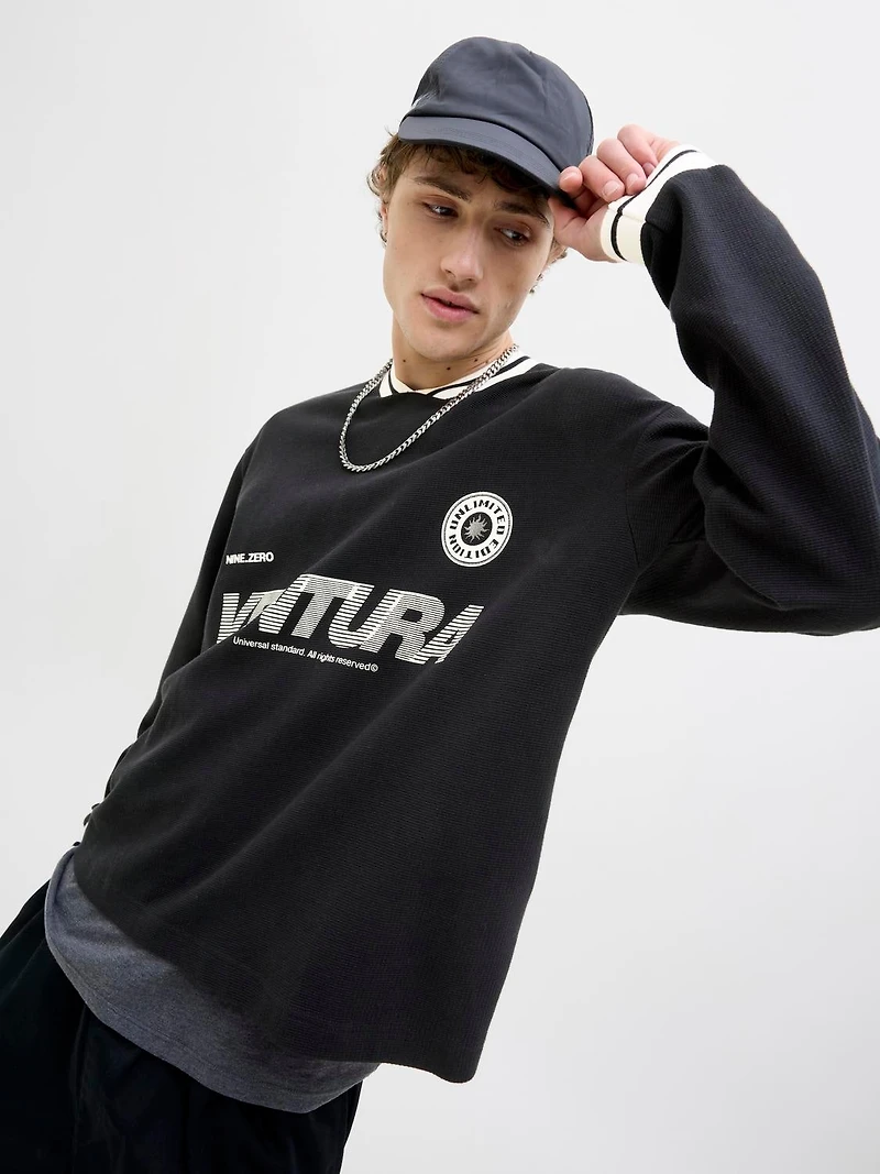 Chandail ouaté Coupe ample écourtée | Jack & Jones