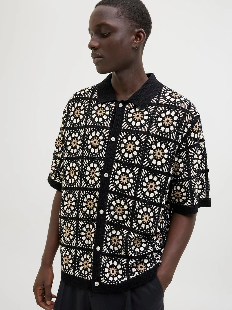 Loose Fit Knitted Shirt | Jack & Jones
