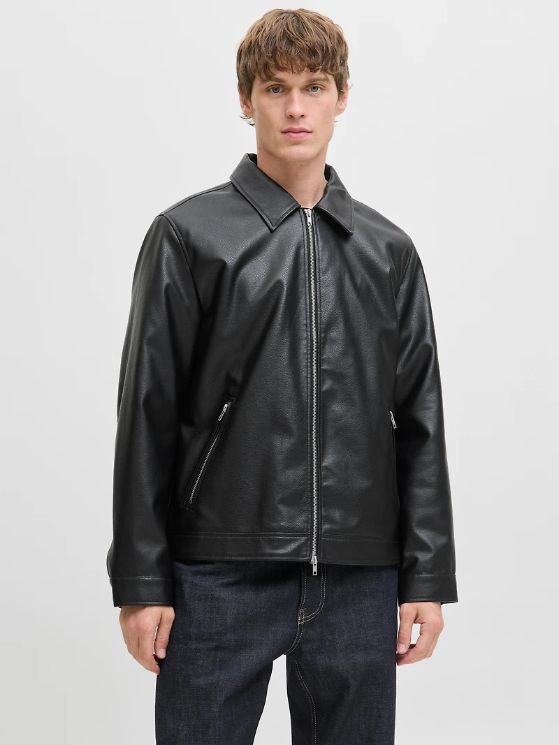 Spread collar Biker Jacket | Jack & Jones®