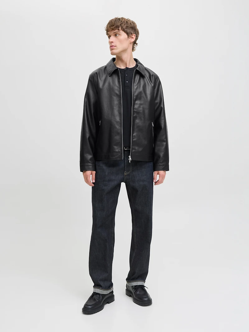 Spread collar Biker Jacket | Jack & Jones®