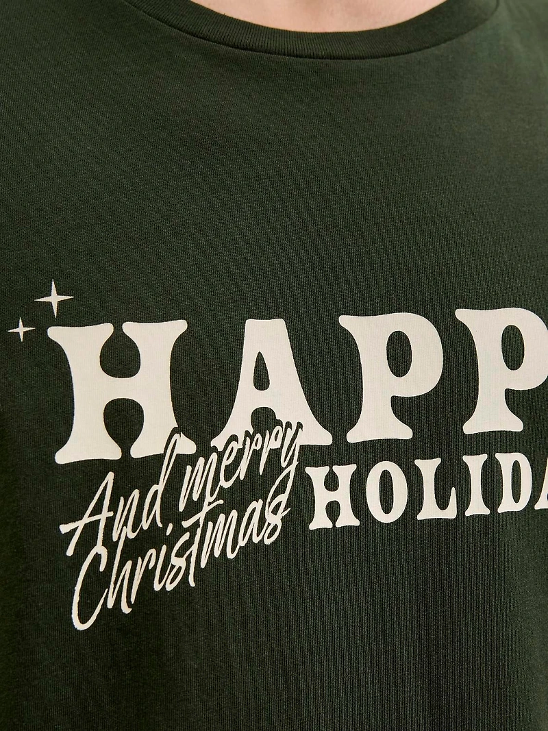 Regular Fit Christmas T-Shirt | Jack & Jones